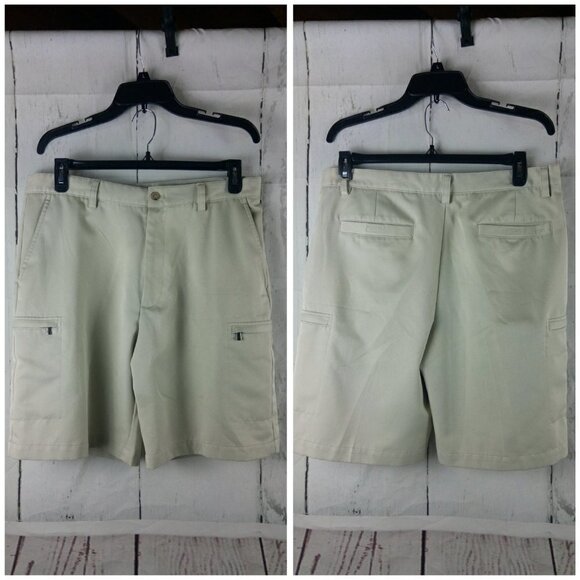 IZOD Extreme Function Men's Tan Golf Shorts Size 34W - Picture 6 of 12